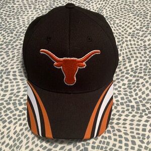 Black and Orange Longhorn Cap
